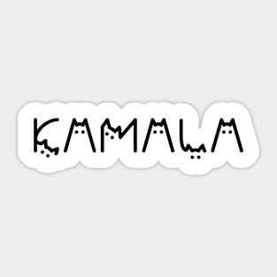 Kamala-Cat Sticker